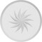 Ekena Millwork Standard Grayson Spiral Rosette With Beveled Edge, 5"W x 5"H x 1/2"P ROSP050X050X050GRY13 - alternate 2